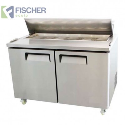 Fischer Two Door Sandwich Fridge - USS02-SS